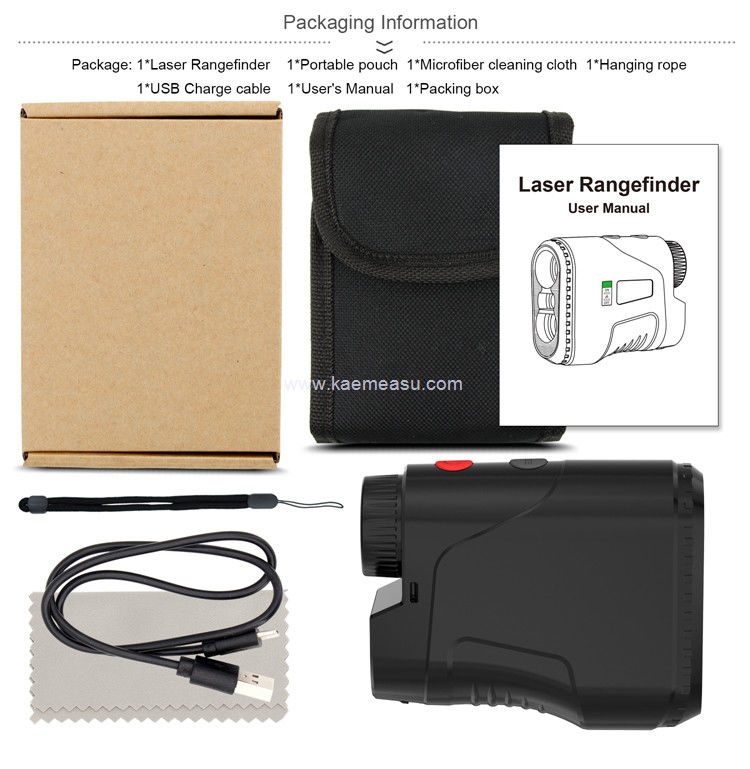 Kaemeasu Chasseur Laser Télémètre 6.5X Magnification Téléscope de golf Angle de mesure de la distance Mètre D800