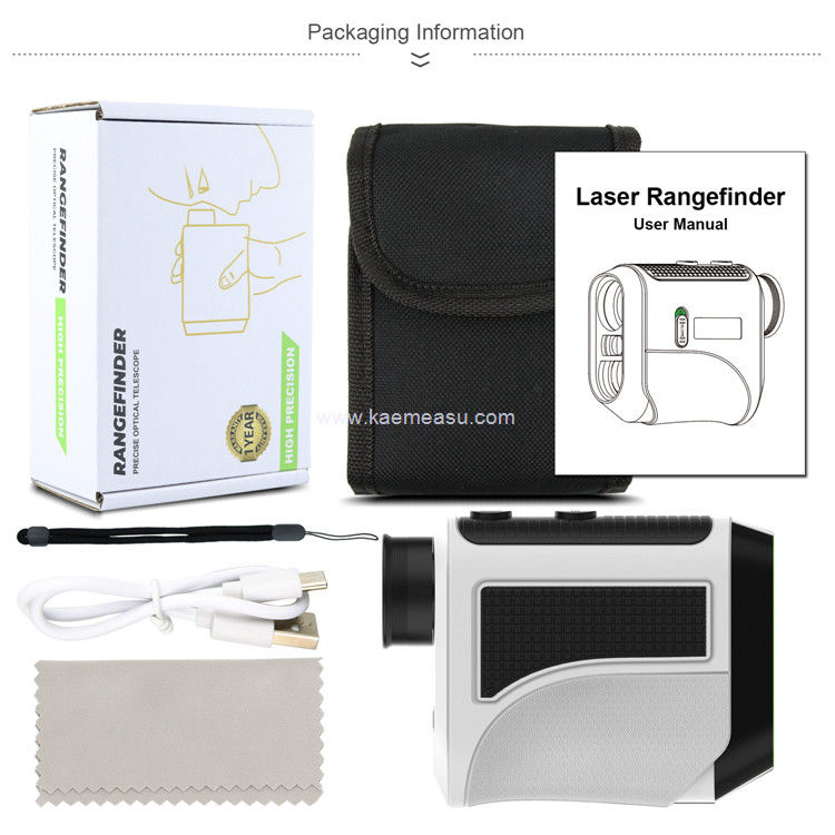 Kaemeasu USB Chargeur de golf Téléscope optique de haute précision affichage LCD Téléscope laser F1000