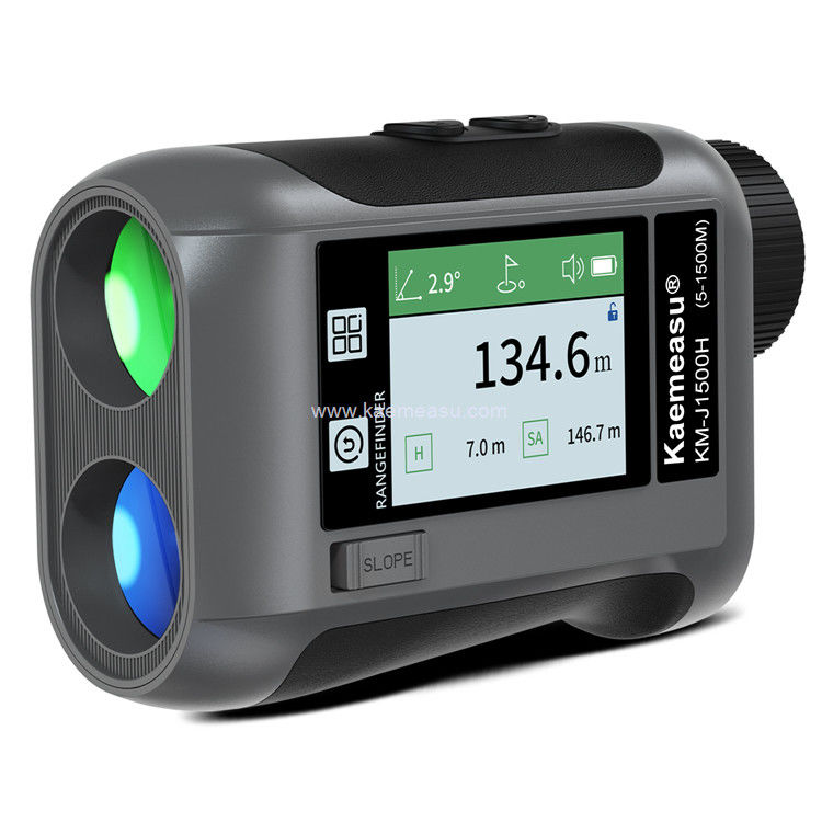 Kaemeasu USB Chargeur de golf Télémètre à grand écran Télémètre laser Télémètre de pente Commutateur de verrouillage de mât J1500