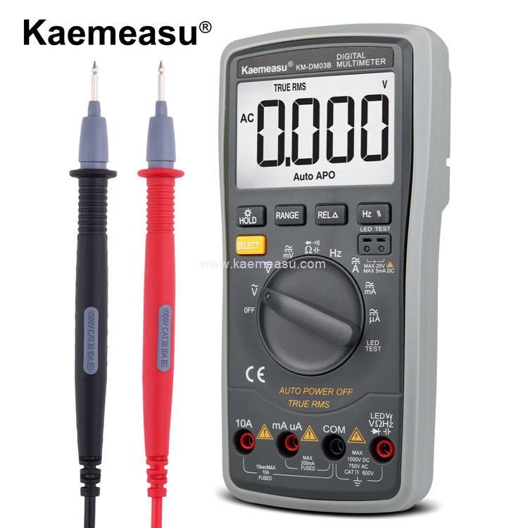 Kaemeasu 03B Multimètre électronique industriel de haute précision intelligent anti-brûlure 1000V CC numérique Multimètre