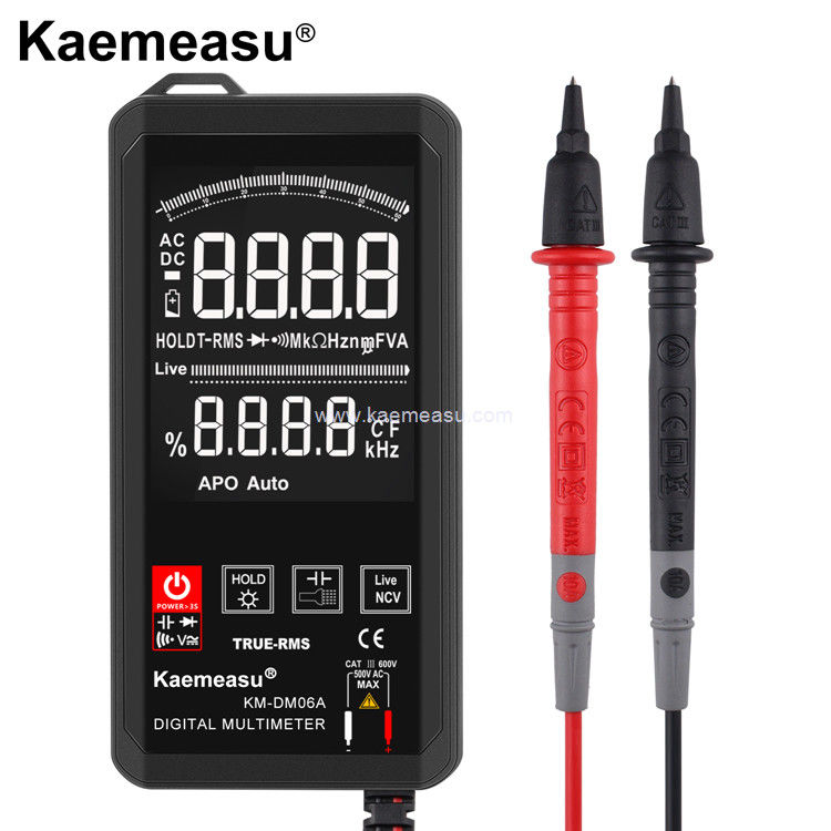 Kaemeasu EBTN Affichage écran tactile Multimètre numérique 6000 compte Multimètre détecteur de tension