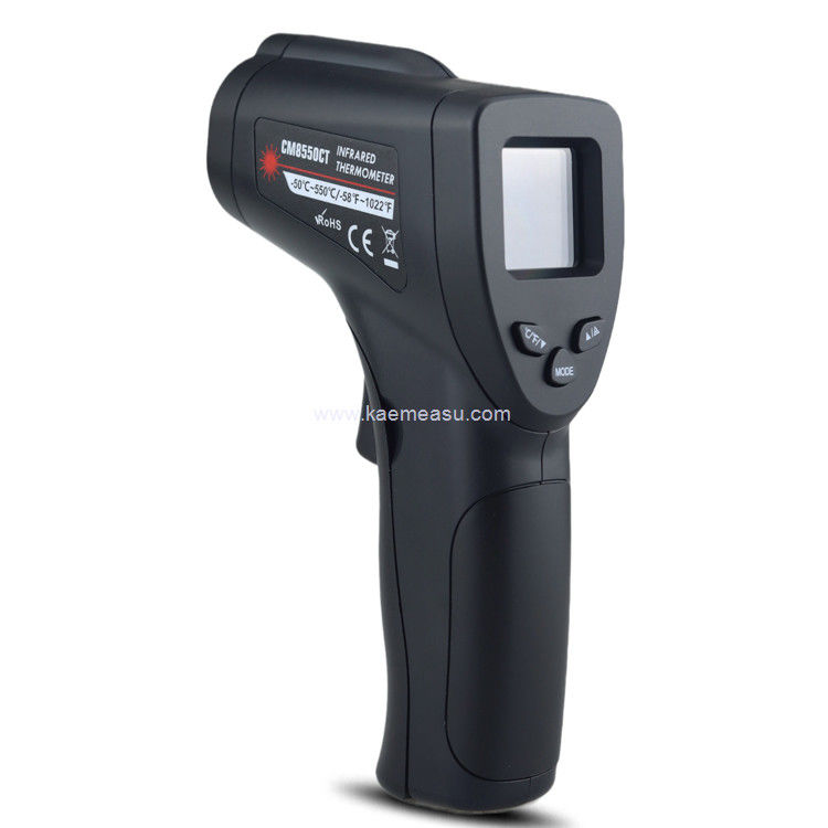 Kaemeasu OEM ODM Pistolet à thermomètre infrarouge Affichage couleur Pistolet à chaleur infrarouge