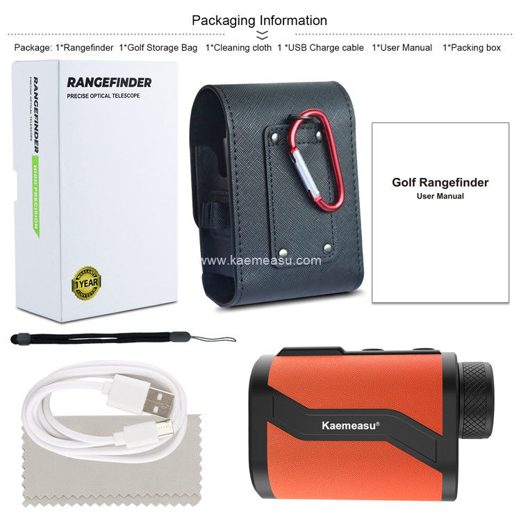 Kaemeasu Laser Télémètre Rechargeable Professionnel Pink Seek Télémètre de golf avec fonction magnétique MAL800