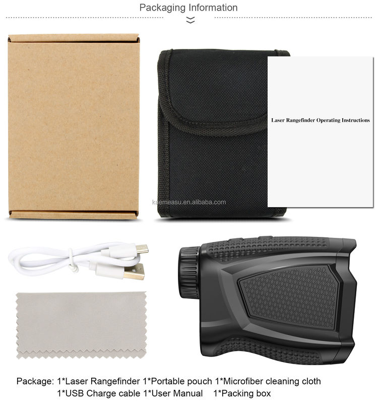 Kaemeasu Multifonction Laser Distance Meter Téléscope Golf Laser Télémètre de chasse Ruler électronique Avec Adsorption Magnétique
