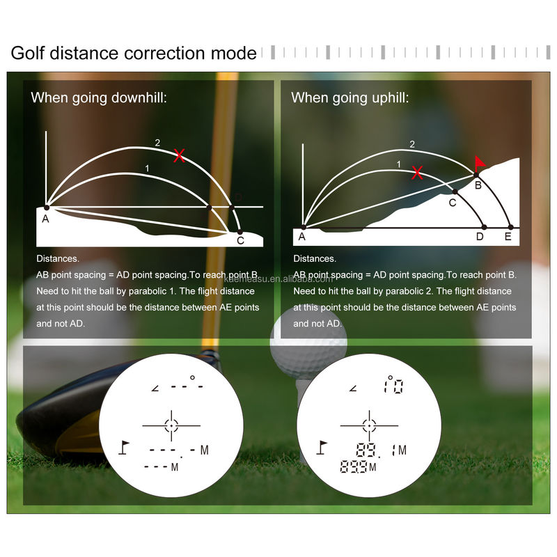 Kaemeasu Portable rechargeable OEM Chasse Golf Laser Télémètre Avec Adsorption Magnétique 450M/600M/800M/1000M