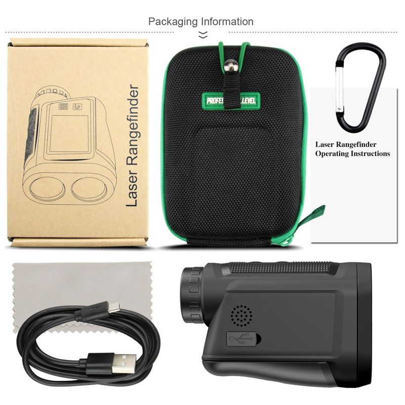 Télémètre à distance laser mini Golf Laser Télémètre à distance laser pour la chasse Téléscope 600m