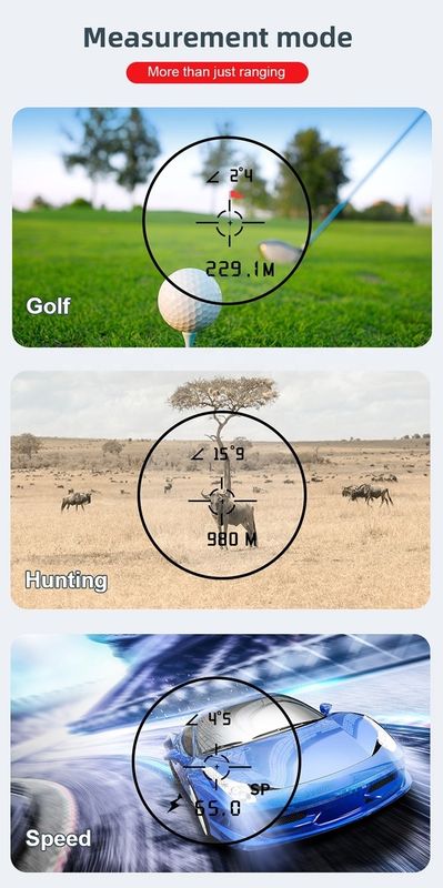 de haute qualité OEM 1200M Golf Laser Télémètre Chasse Télémètre de golf Télémètre laser