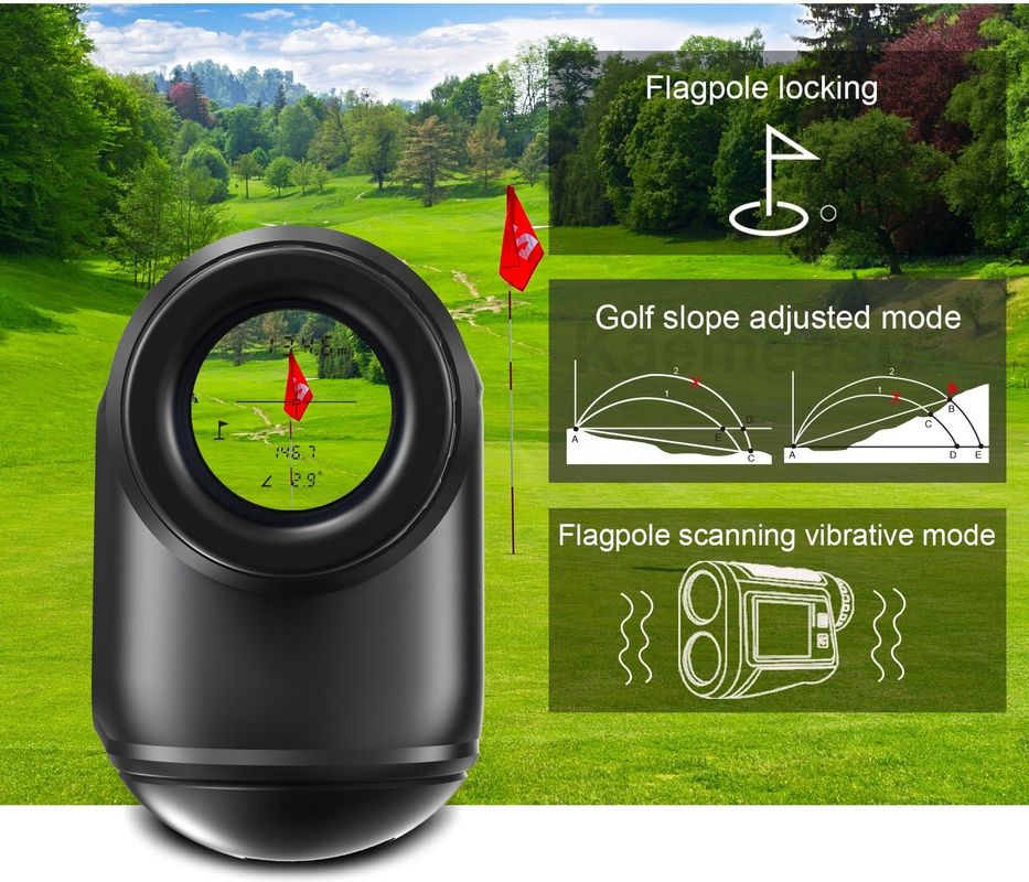 Télémètre à distance laser mini Golf Laser Télémètre à distance laser pour la chasse Téléscope 600m