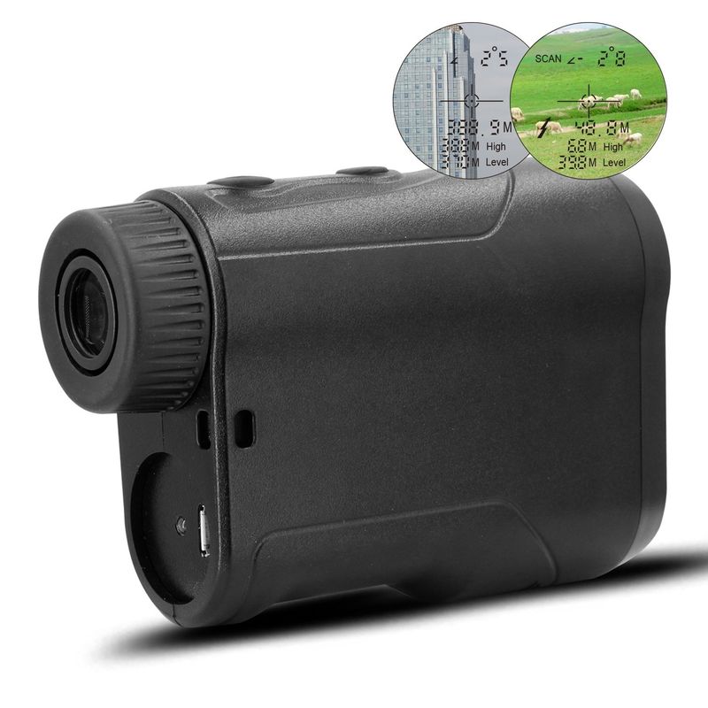 OEM de bonne qualité Télémètre laser rechargeable de 450 mètres Télémètre laser numérique de chasse/golf/sport/ingénieur