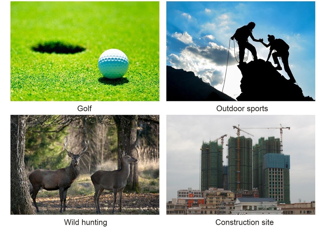 Écran tactile numérique Golf Laser Télémètre Range Finderr Golf Laser Télémètre Télémètre pour la chasse