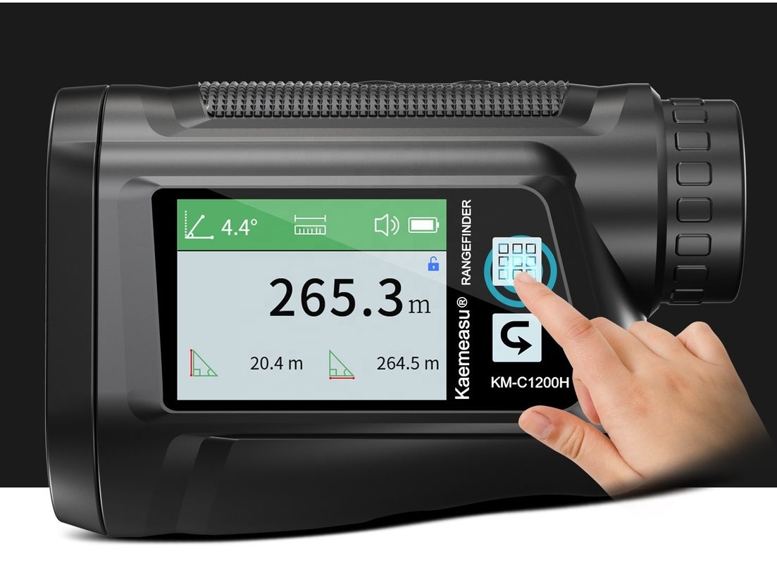 Écran tactile numérique Golf Laser Télémètre Range Finderr Golf Laser Télémètre Télémètre pour la chasse