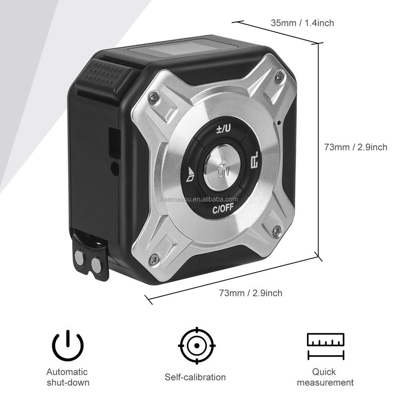Tape de recharge USB multifonction mesureur de portée ligne électronique Instrument de mesure infrarouge OEM compteur de distance laser