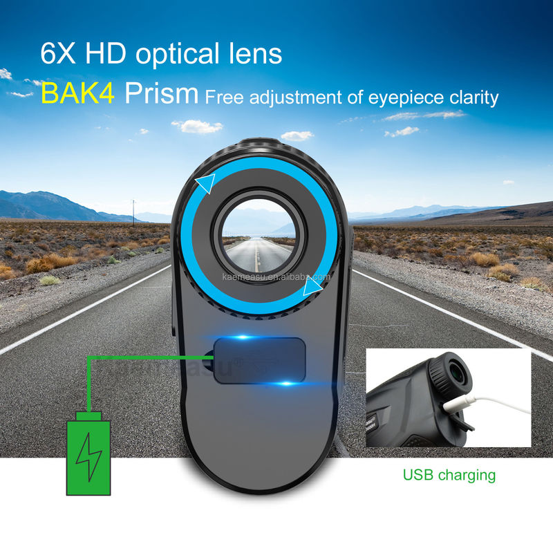 Télémètre laser à vente chaude avec vibration de verrouillage du mât de drapeau Télémètre de chasse de golf Télémètre laser portatif