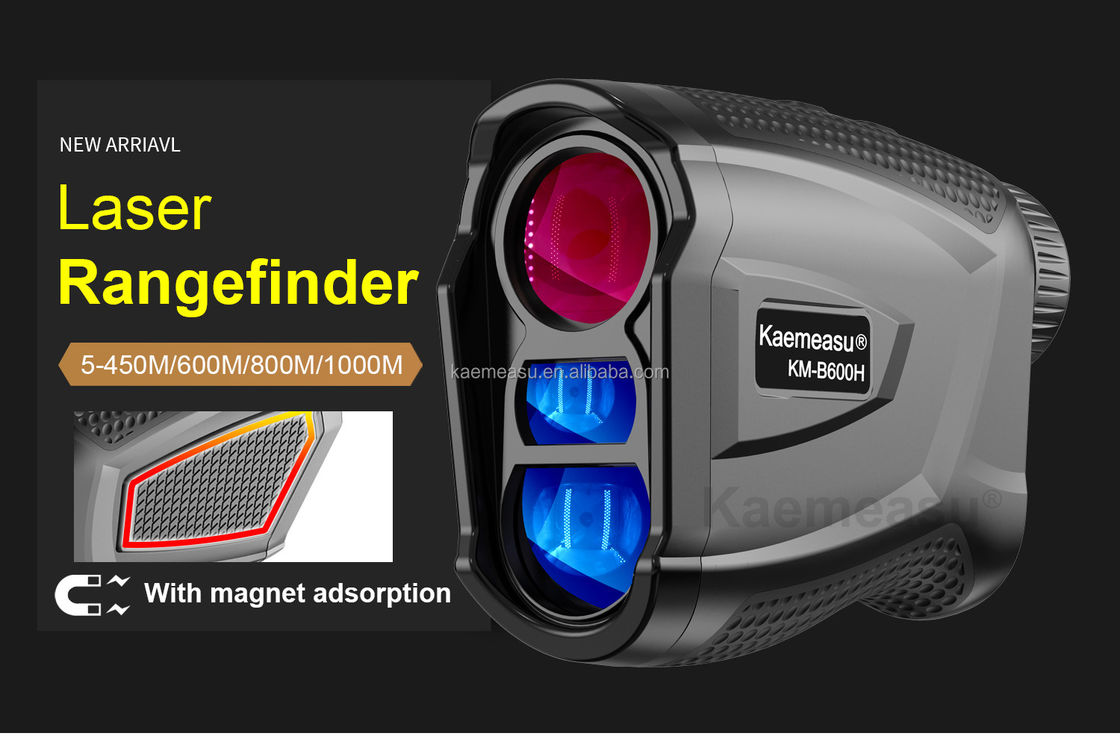Télémètre laser à vente chaude avec vibration de verrouillage du mât de drapeau Télémètre de chasse de golf Télémètre laser portatif