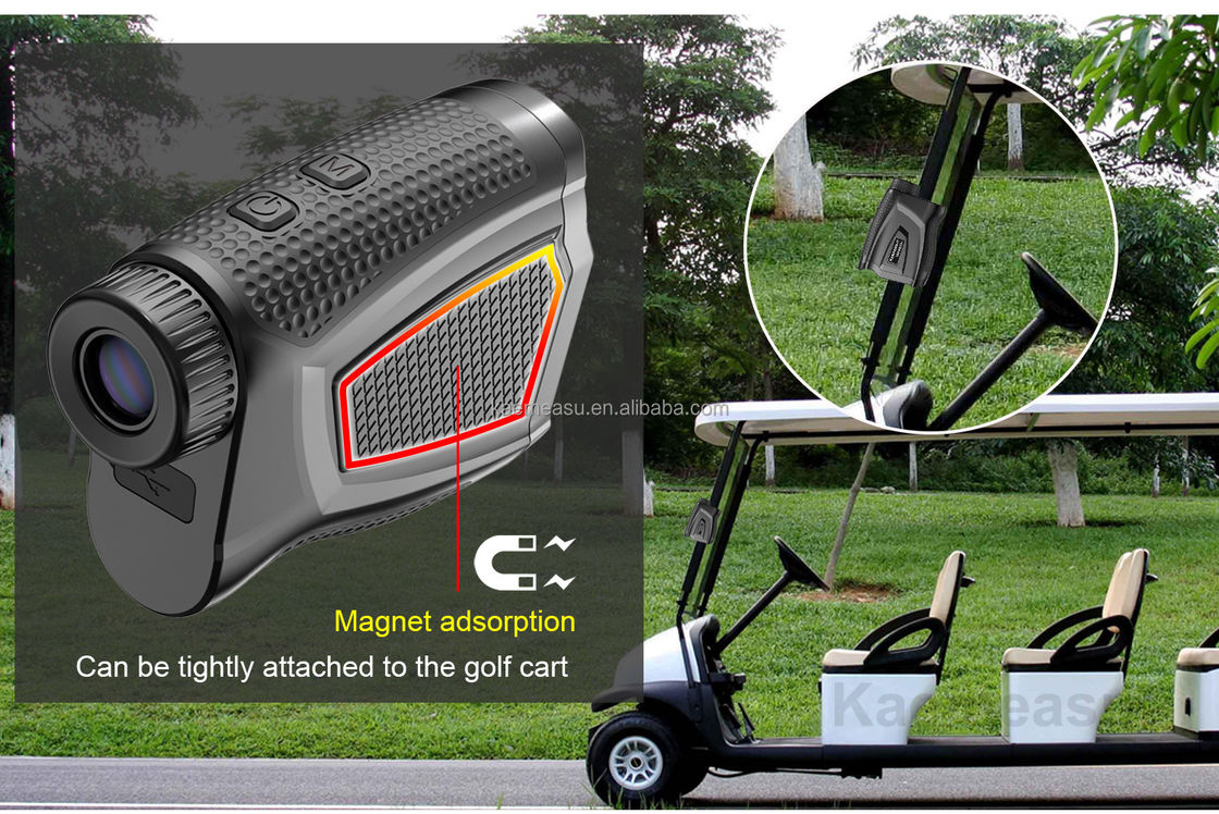 Télémètre laser à vente chaude avec vibration de verrouillage du mât de drapeau Télémètre de chasse de golf Télémètre laser portatif