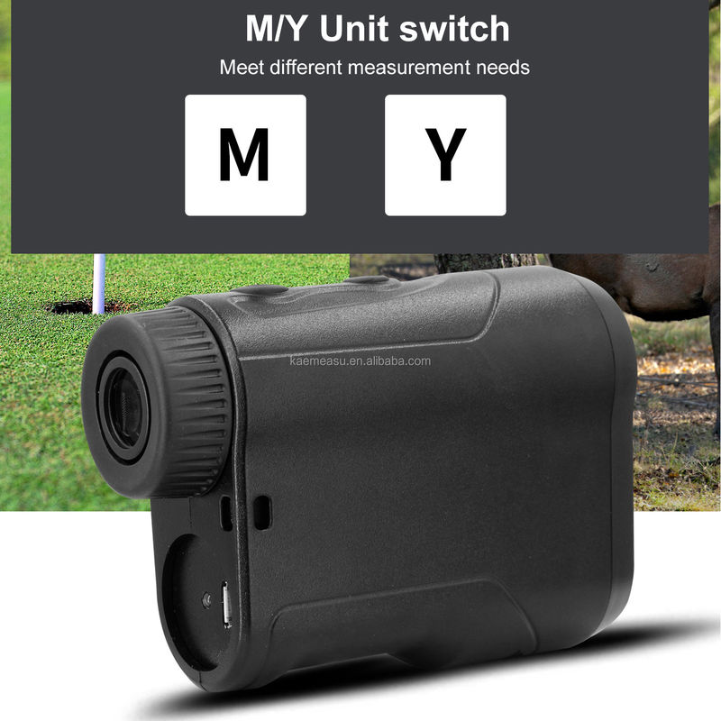 Téléscope Laser Télémètre Portable USB Chargeur Laser Distance Mètre Monoculaire Golf Télémètre de chasse 600M/656Yd