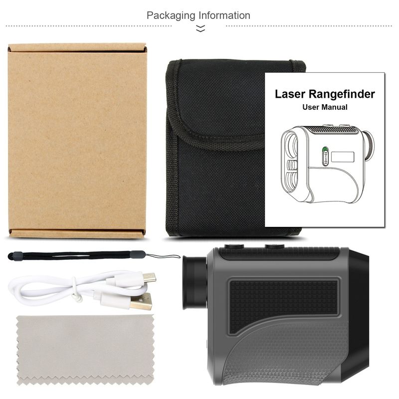 1000m Long Distance Meter Golf Laser Rangefinder avec haute précision et support personnalisé