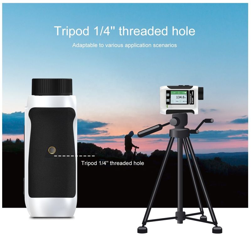 6.5X Magnification Golf Sport Laser Range Finder avec écran LCD amélioré et instruments optiques