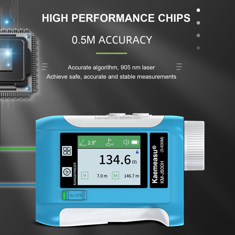 Dispositif de mesure au laser OEM ODM Dispositif de mesure au laser de diffusion vocale Distance-mètre Golf numérique Laser Télémètre de recherche de portée de chasse Téléscope