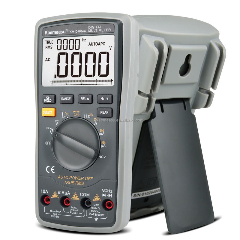 04A Nouvelle mise à niveau Anti-brûlure 20000 Compte graphique à barres affichage de haute précision multimètres électriques numériques