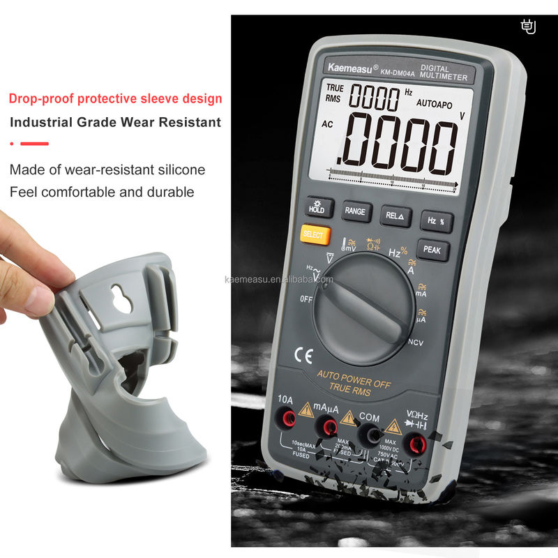 04A Nouvelle mise à niveau Anti-brûlure 20000 Compte graphique à barres affichage de haute précision multimètres électriques numériques
