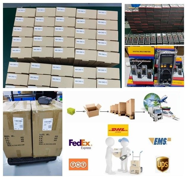 Multi-testeur anti-brûlure de haute précision 6000 Comptes Autosurveillance Diode Ture RMS Testeur de résistance à la tension Multimètres électriques