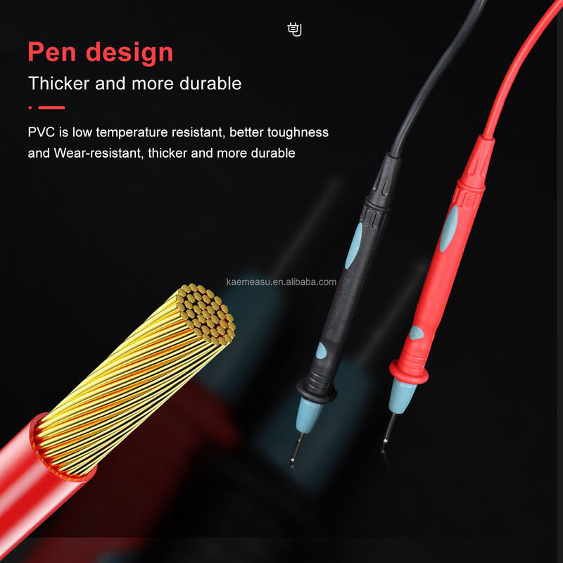 03B Multimètres numériques professionnels DC AC Voltage Résistance au courant Véritable RMS Épreuve de diode LED Automètre de portée universel
