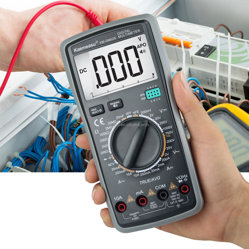 Multimètres de rapport de voix intelligents NCV 1000V équipement de laboratoire professionnel