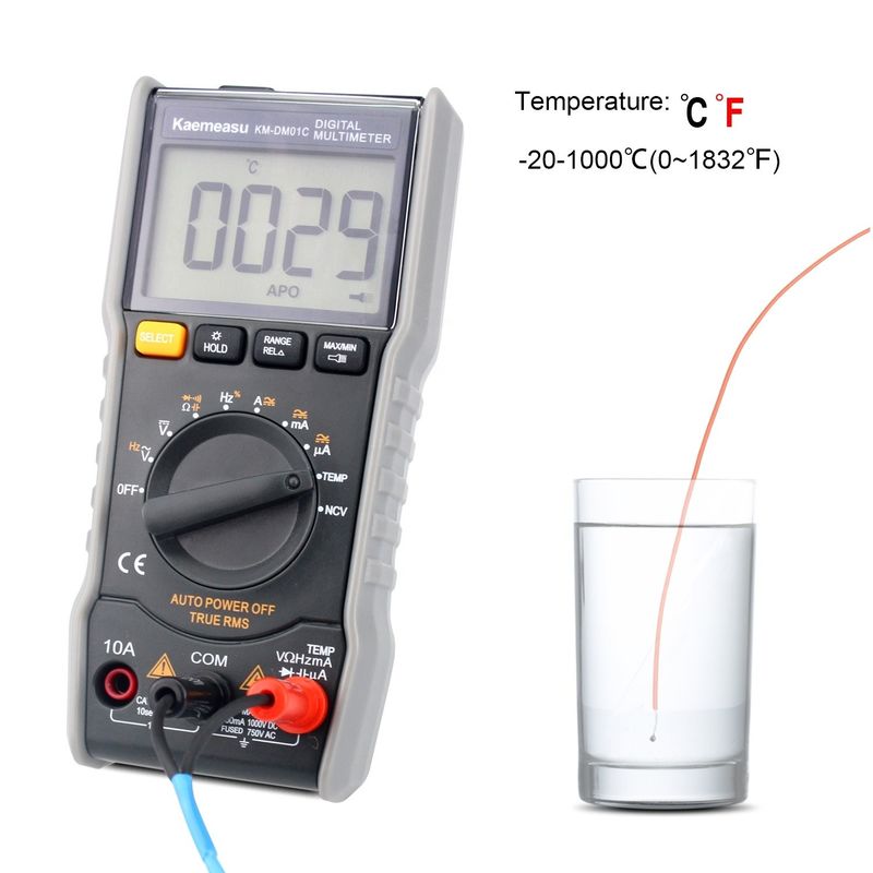 OEM ODM T-rms multimètre électronique multi-testeur numérique Ncv Ohm Hz Tester avomètre Mini multimètre portable à vendre