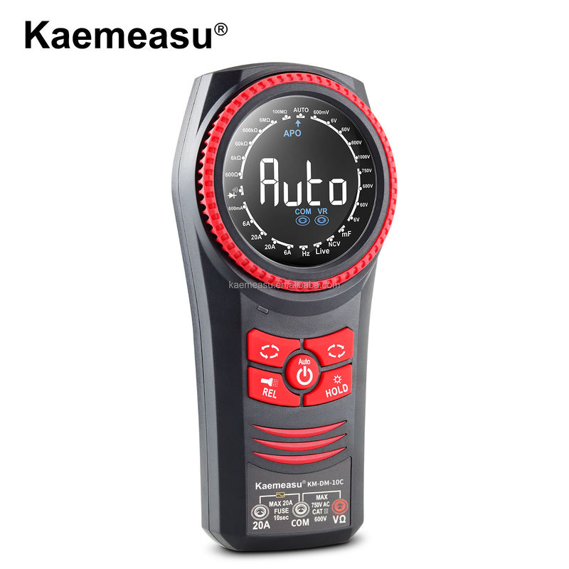 Automètre de portée de tension NCV TRMS Diode test de résistance au courant Testeur de pinceau Mètre multimètre multimètre numérique intelligent