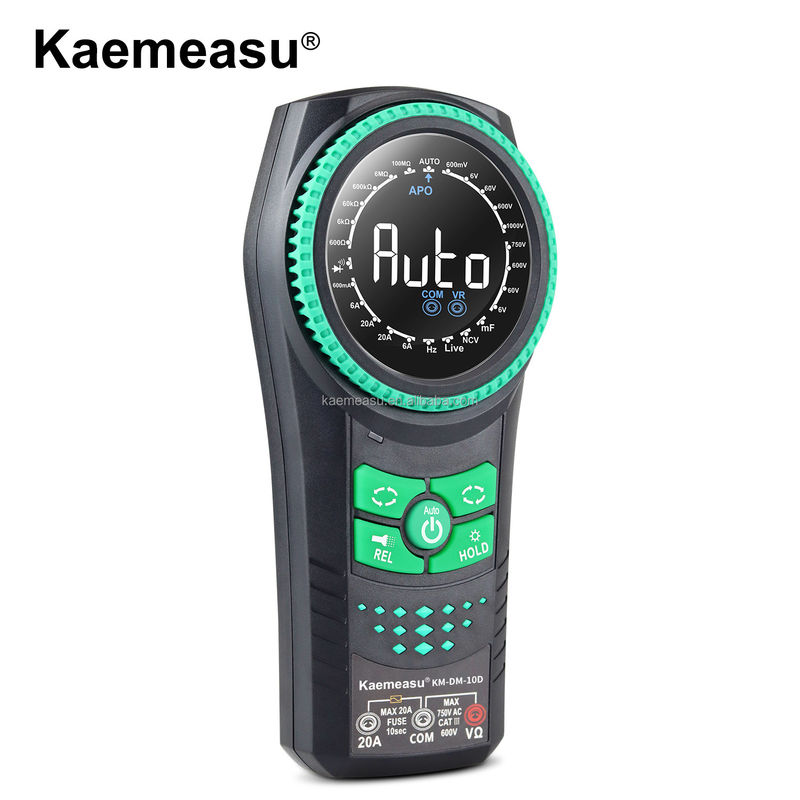 Multimètre d'essai de continuité, compteur de tension, bouton rotatif intelligent, multimètres numériques