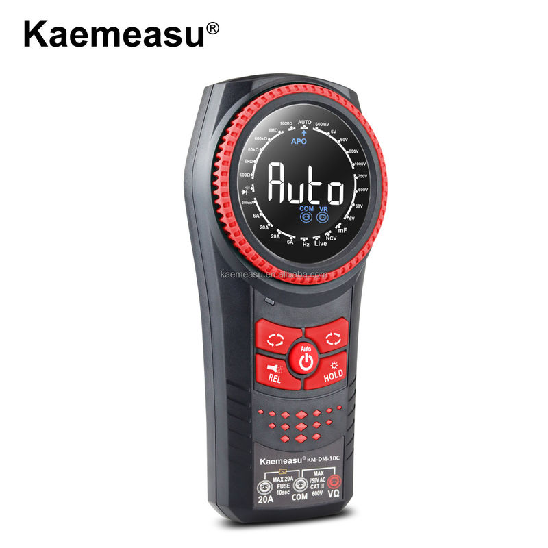 Multimètre d'essai de continuité, compteur de tension, bouton rotatif intelligent, multimètres numériques