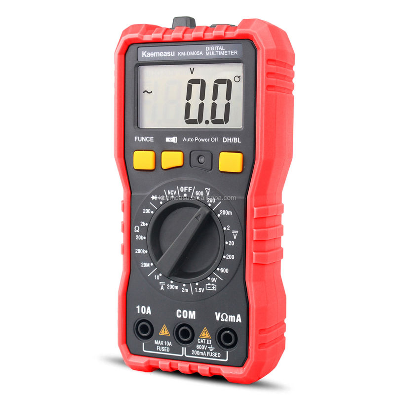 Mini Multimètre portable numérique électricien professionnel Dattery Testeur de résistance de tension