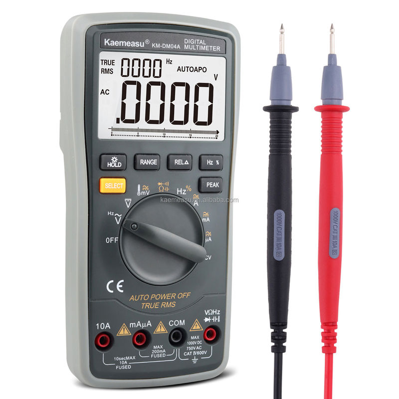 04A Clamp Meter AC DC Voltmètre numérique Diode Test de continuité Teste de tension Multimètre Multimètre numérique intelligent