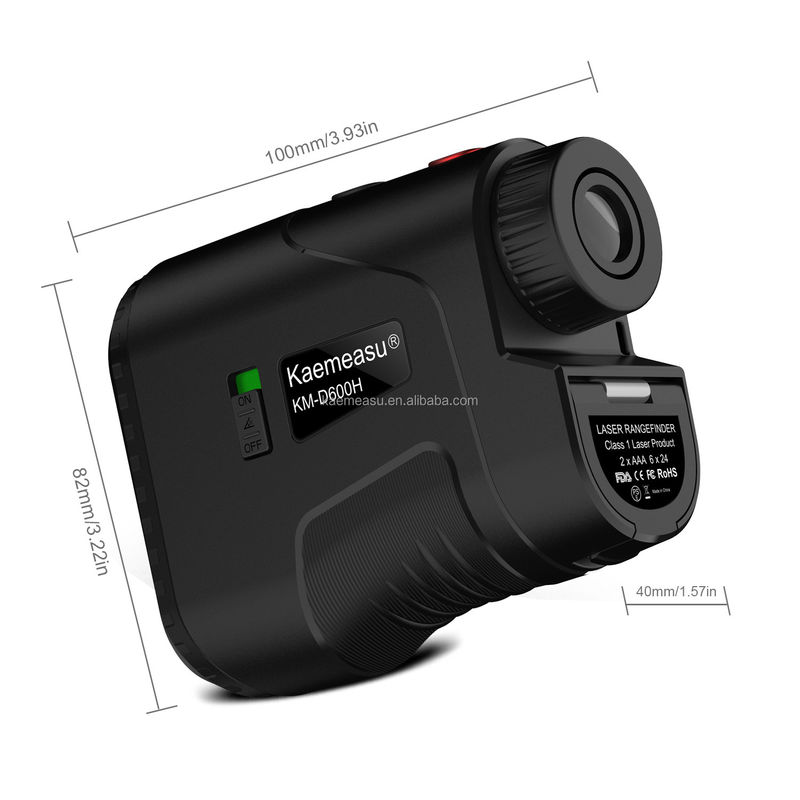 Télémètre laser numérique 500Yd pour la recherche de distance de golf et la mesure de la distance à long terme