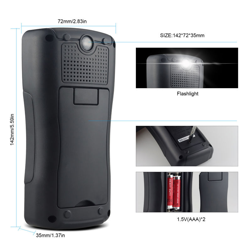 Mini-multimètre numérique multifonctionnel pour mesurer la résistance et la continuité 200mV-1000V 40-40mF