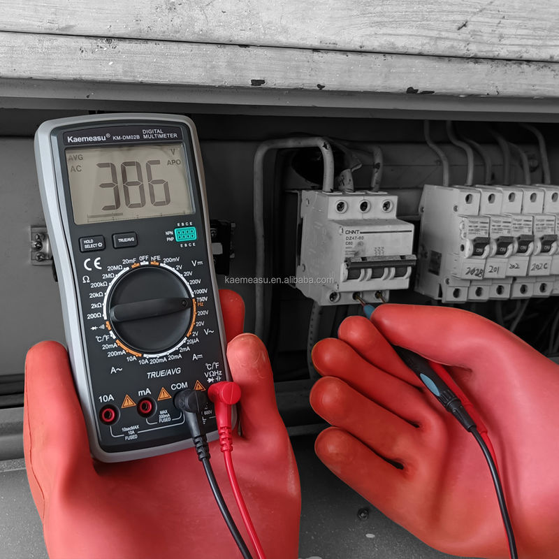 Multimètres numériques automobiles NCV TRMS Bench Voltage Meter Diode Test Continuité Buzzer Multimètre intelligent
