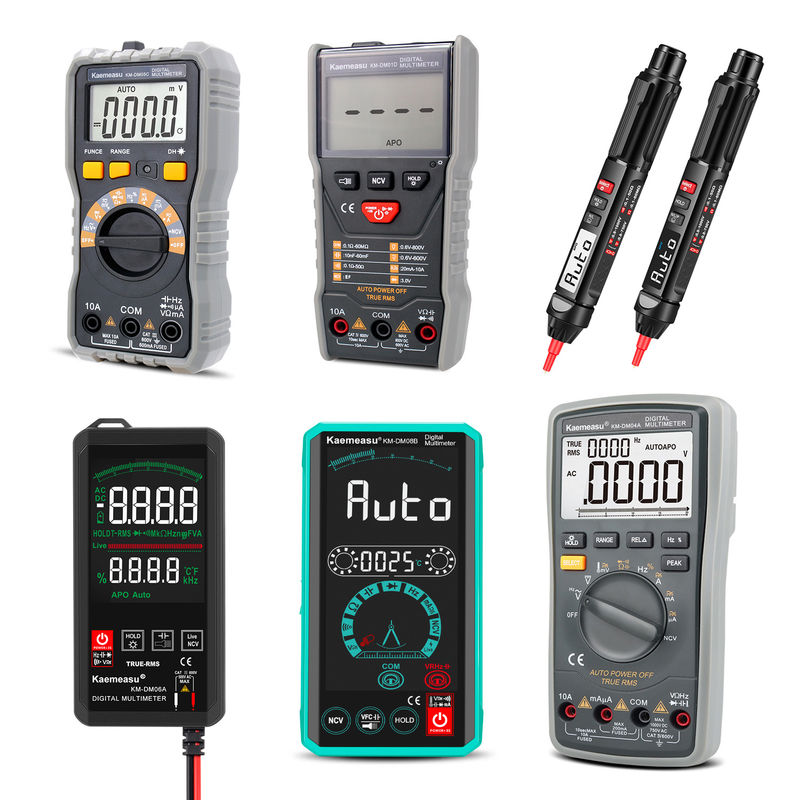 Affichage couleur Multimètre à écran tactile 6000 Compteur Multimètre professionnel numérique Multimètre intelligent