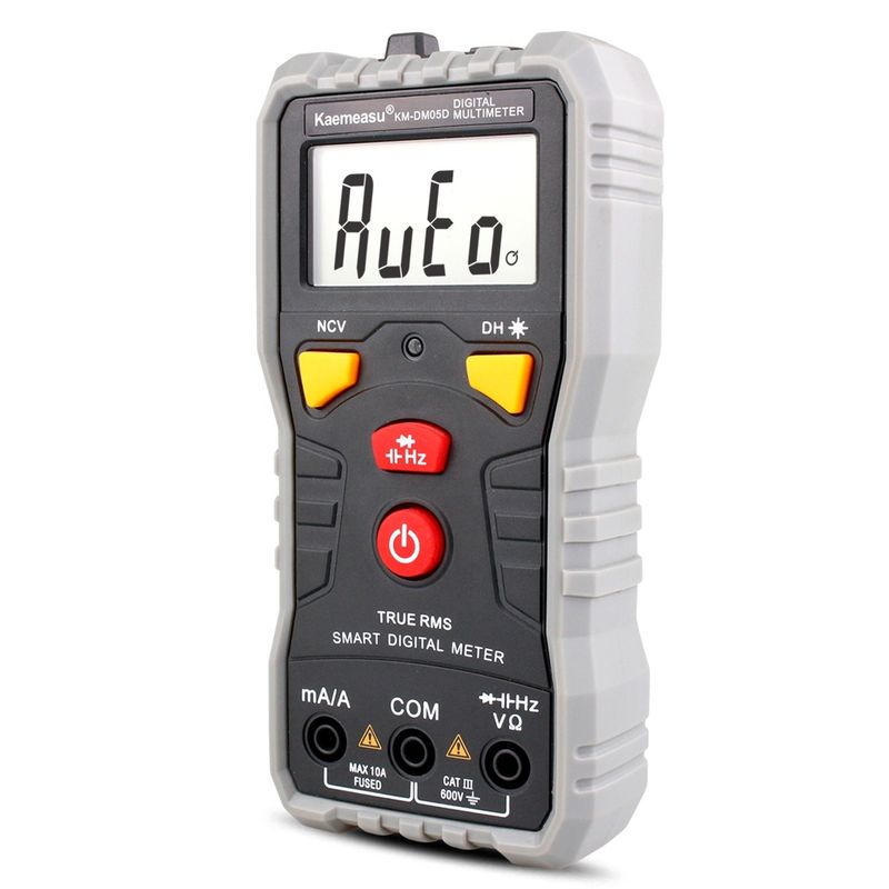 Multimètre numérique de poche DC/AC Multifonctionnel Capacités de haute précision Ncv Ohm Hz Testeur de portée automatique Multimètre numérique