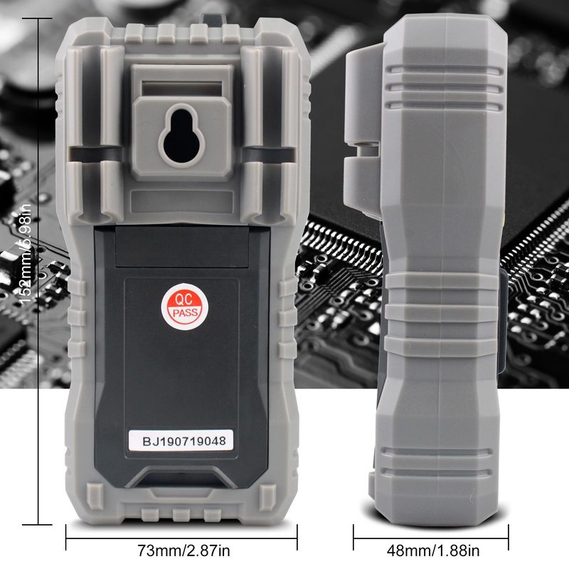 Mini-multimètre à courant continu/circulateur de précision Capacité Ncv Ohm Hz Testeur True-rms Électricien Multimètre numérique