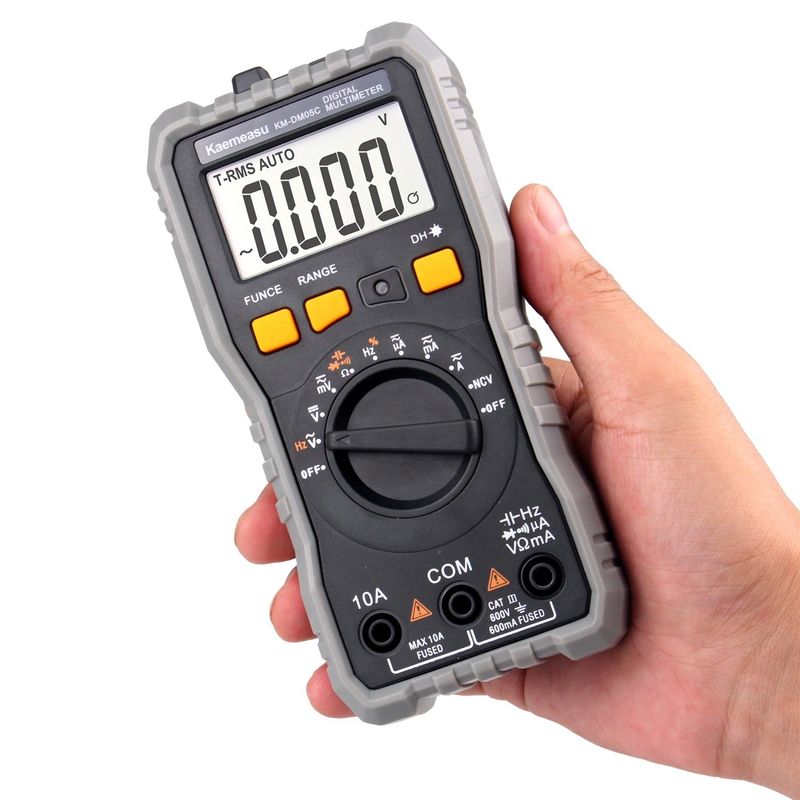 Multimètre numérique de poche multifonctionnel électricien compteur universel de haute précision CC/AC NCV True RMS Multimètre Tester