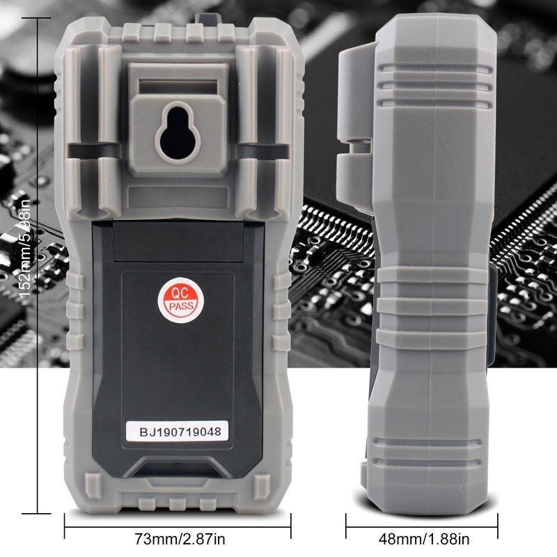 Multimètre numérique de poche multifonctionnel électricien compteur universel de haute précision CC/AC NCV True RMS Multimètre Tester