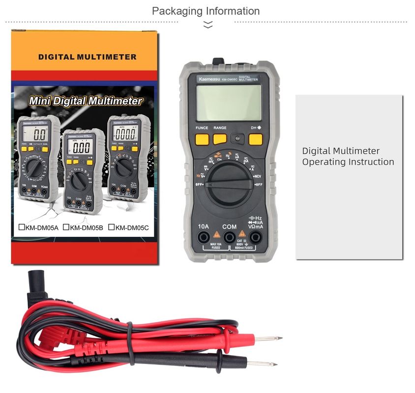 OEM ODM Automatique 6000 Compteur équipement de laboratoire Smart Multitester Multimètres électriques numériques