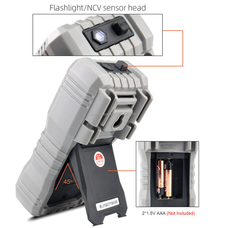 Mini multimètre courant continu courant alternatif tension courant ohm température T-rms Teste haute précision électricien intelligent multimètres numériques prix