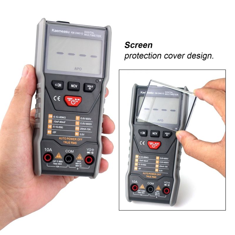 Équipement de laboratoire mini-multitesteur portable Testeur de résistance Testeur de batterie Instrument électrique Multimètres numériques