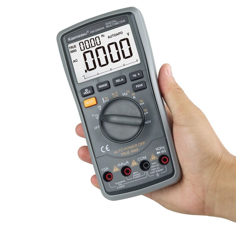 Parties électriques ABS 04A OEM ODM Autos de gamme équipement de laboratoire Smart Multitester DC/AC 20000 Comptes Multimètres numériques