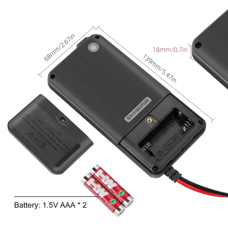 Outils de réparation électronique de poche Kaemeasu Mini Multimètre numérique tactile 6000 compte Couleur Grand écran Mini Multimètre numérique tactile