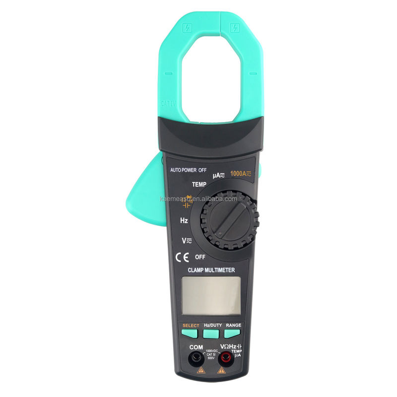 903 Clamp Meter 6000 Counts Multimètre automatique Rnage AC DC Testeur de tension Continuité Buzzer 1000v Multimètres