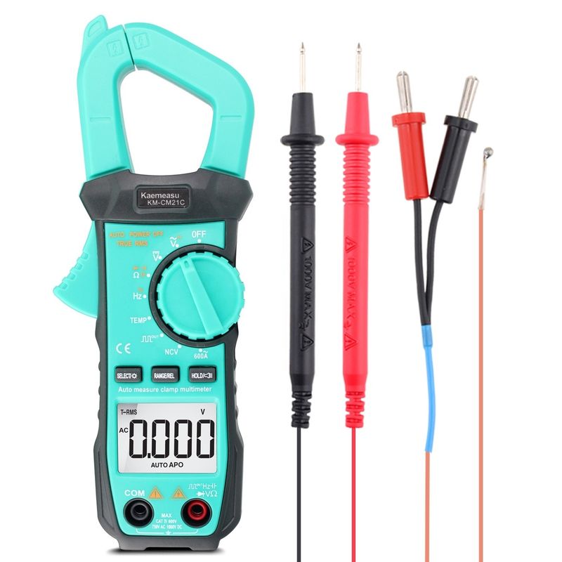 21C Vente à chaud électrique Clampe Télémètre détecteur de tension multimètre multimètre portable de pince multimètre multimètres numériques