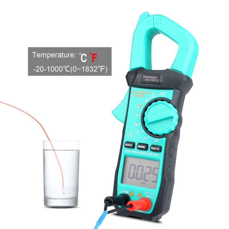 21C Vente à chaud électrique Clampe Télémètre détecteur de tension multimètre multimètre portable de pince multimètre multimètres numériques
